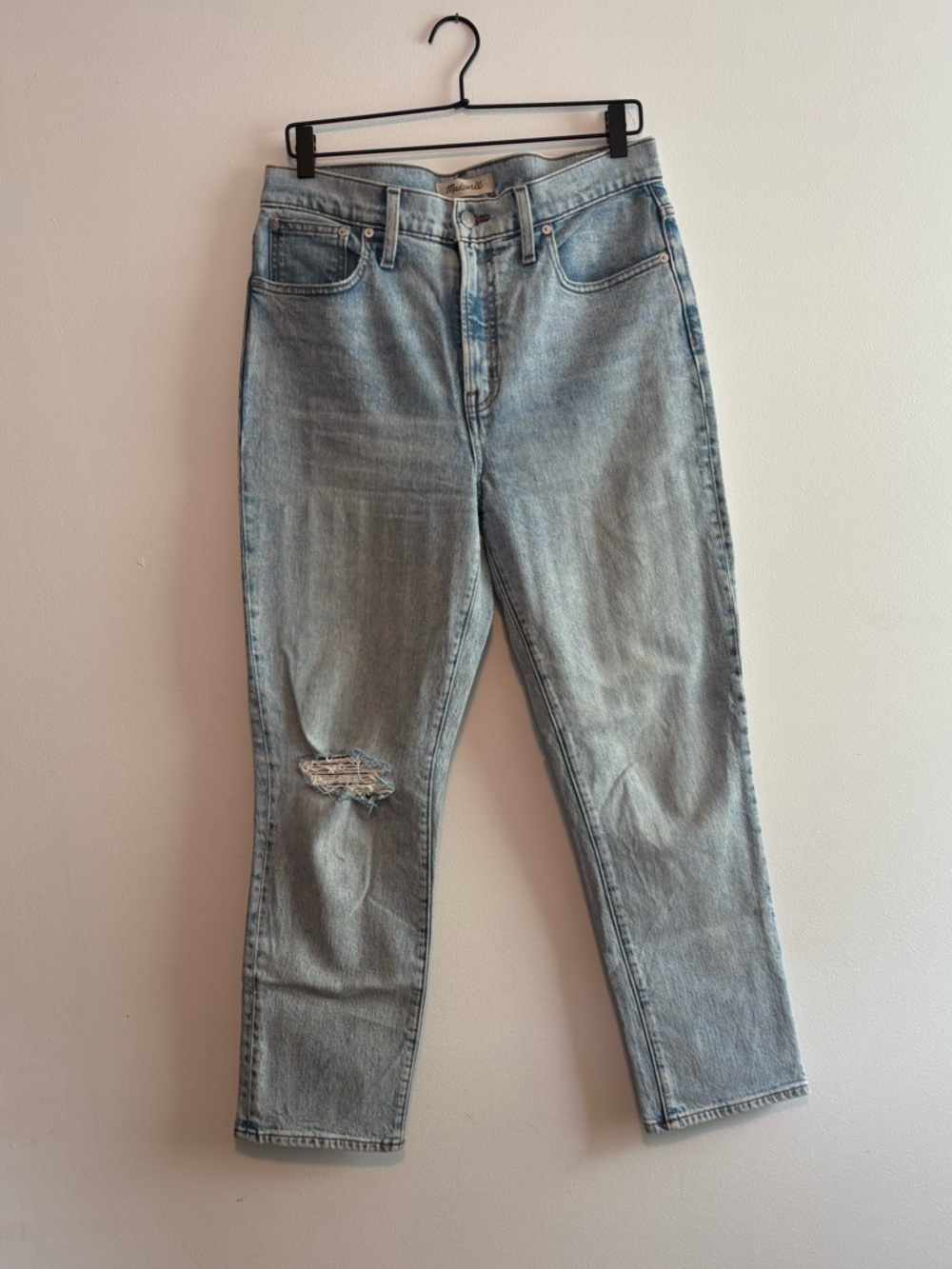 Like New Madewell High Rise Light Wash Perfect Vintage Crop Jean - Size 29